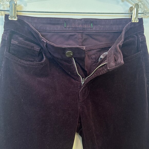 J Brand dark purple skinny corduroy pants sz 27 - Picture 7 of 12